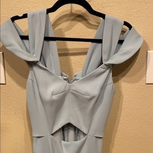 Blue classy dress